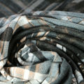 Viskose Jersey matt fein in schwarz grau braun Rauten floral