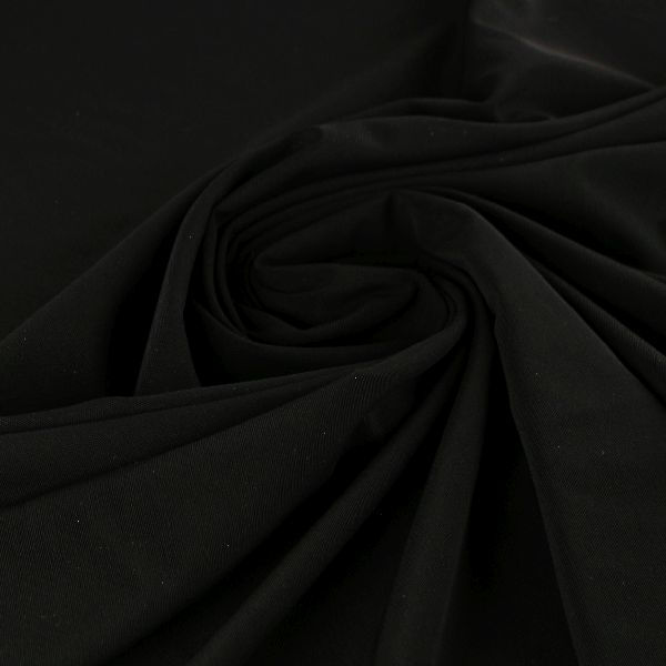 Miederstoff elastisch in schwarz